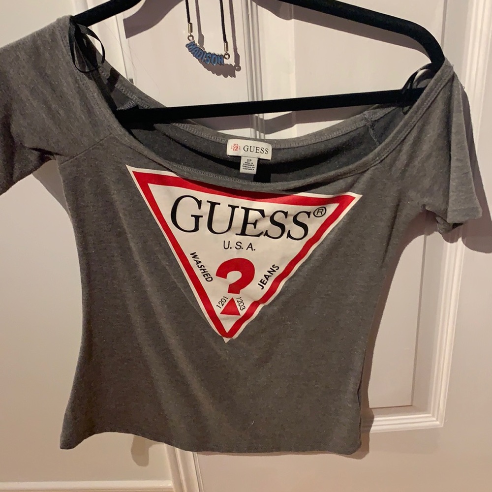 GUESS off the shoulder top